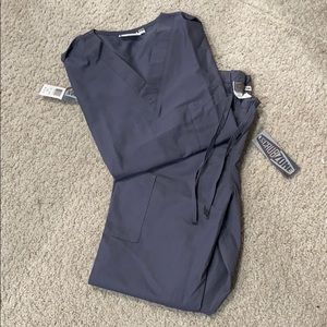 Brand New Grey woman’s scrubs